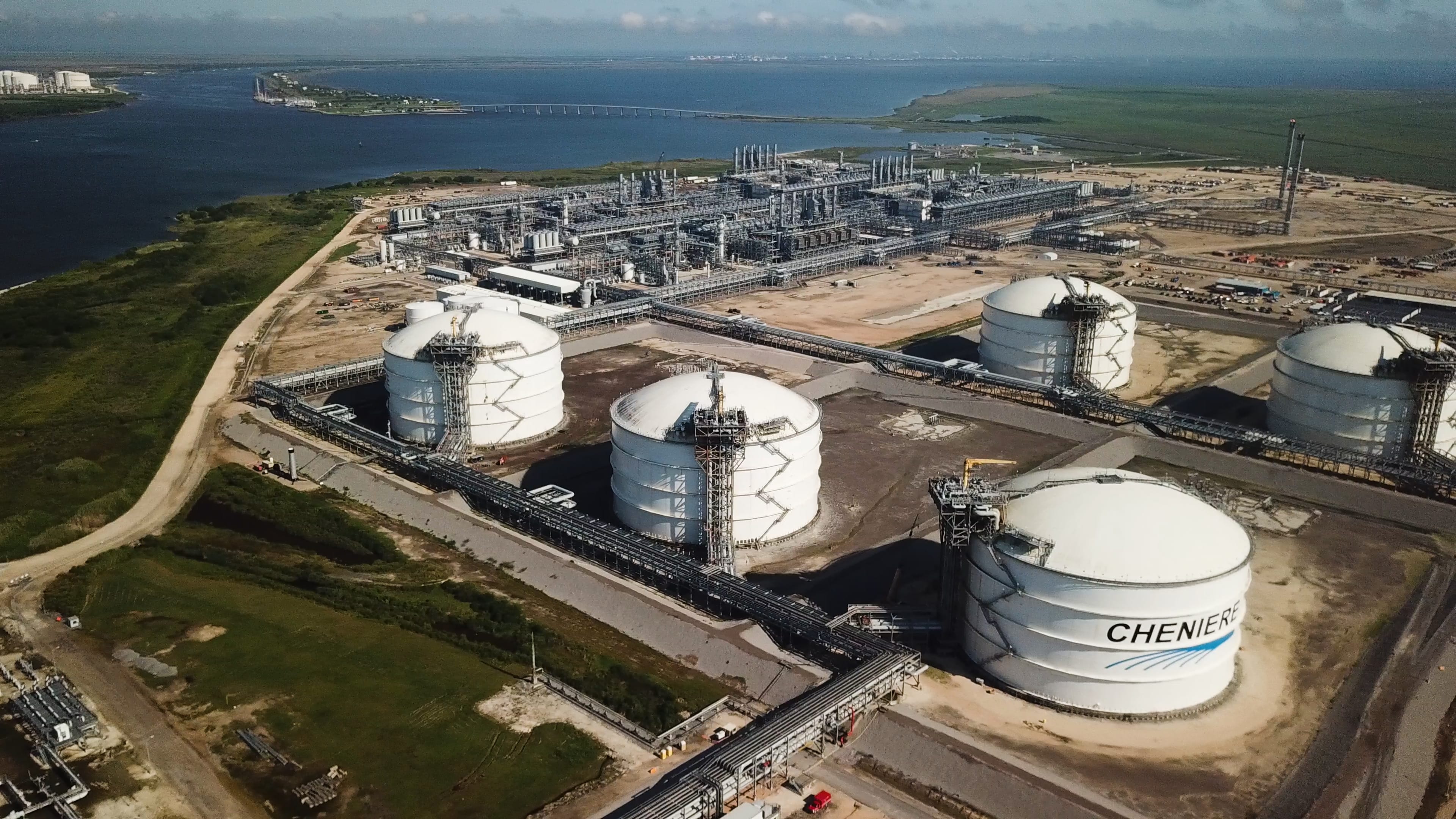 Cheniere’s Sabine Pass Terminal in Cameron Parish, Louisiana